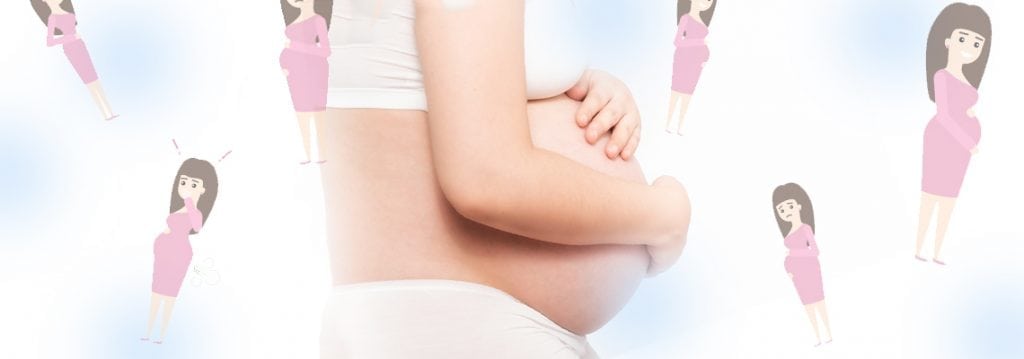 Wie Sie besser mit Völlegefühl und Blähungen während der Schwangerschaft umgehen