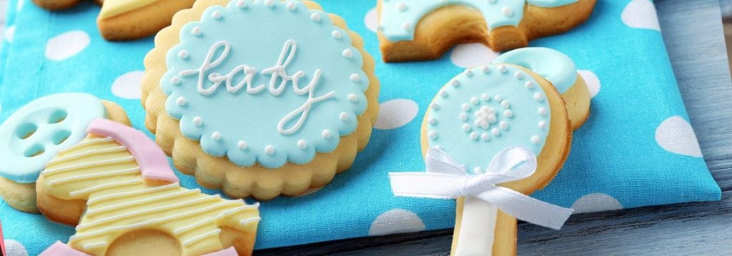 Sagen Sie es mit Süßem: Kekse, um Ihre Schwangerschaft zu verkünden