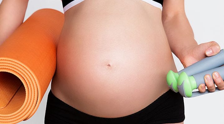 Gewichtszunahme, Wassereinlagerungen und körperliche Betätigung; Vermeiden Sie Verletzungen während der Schwangerschaft 1
