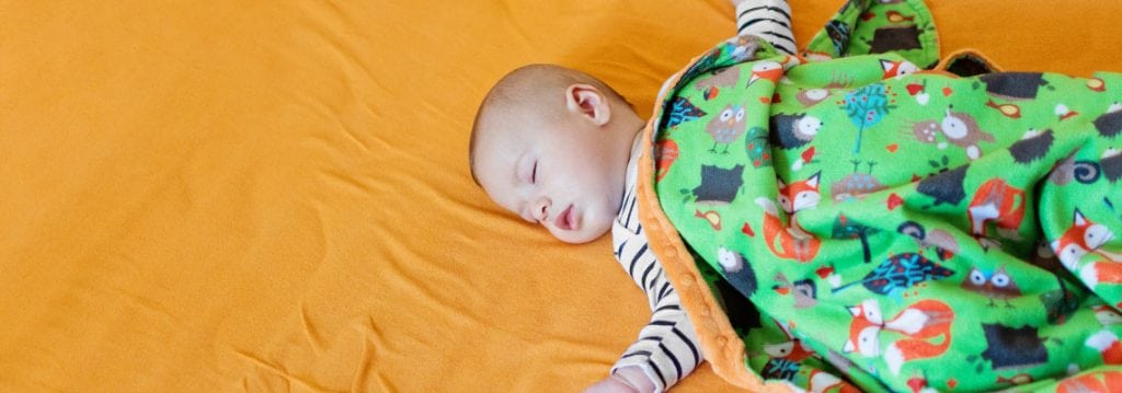 Selbstgemachte Babydecken ohne Nähen