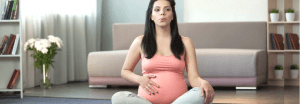 Atemübungen helfen bei Stressabbau und bei der Vorbereitung auf die Geburt während der Schwangerschaft 1