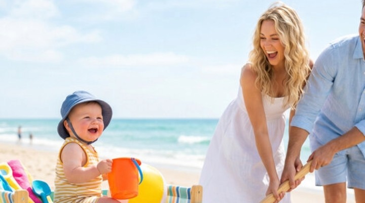 Sommer mit Baby und Kleinkind: So meistern Sie die Hitze