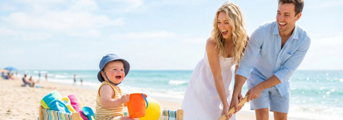 Sommer mit Baby und Kleinkind: So meistern Sie die Hitze